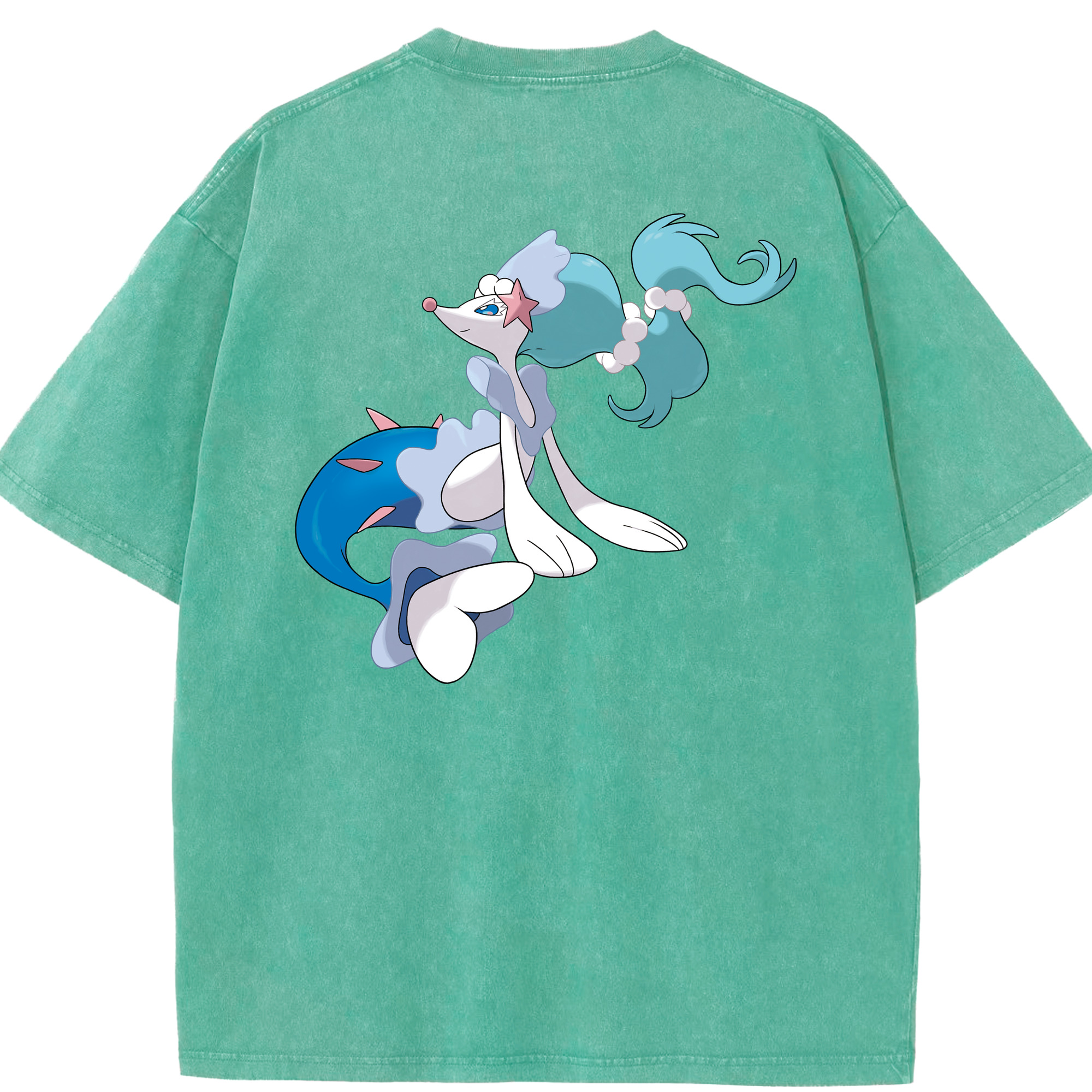 （画像用） ポケットモンスター Pokémon 綿100% ヴィンテージ風 半袖Tシャツ（背面プリント）